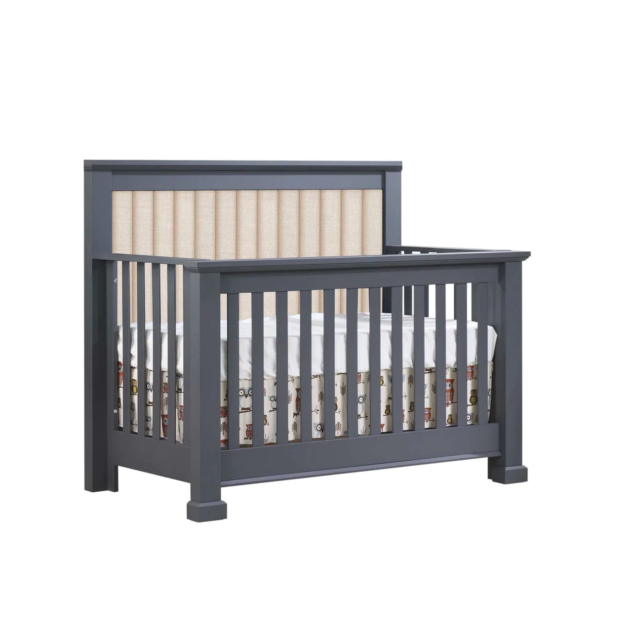 Natart Taylor 5-in-1 Convertible Crib Graphite