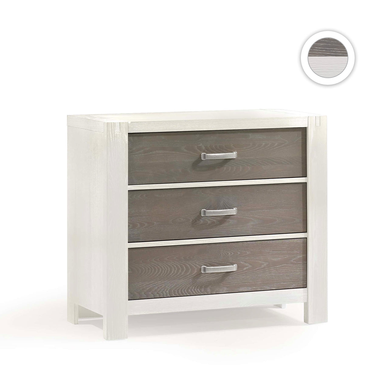 Natart Rustico Moderno 3 Drawer Dresser