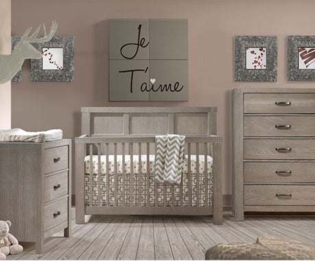 Natart Rustico 5-in-1 Convertible Crib