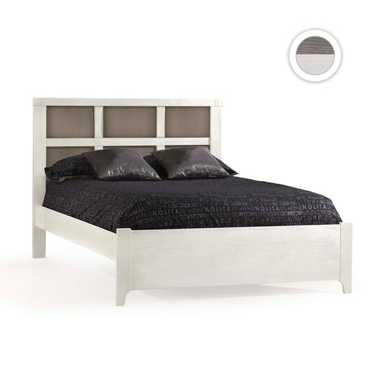 Natart Rustico Moderno Double Bed 54 in. (with low profile footboard and rails)