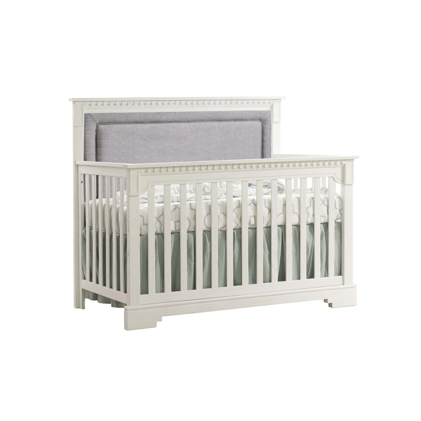 Natart Ithaca 5-in-1 Convertible Crib with Upholstered Fog Panel