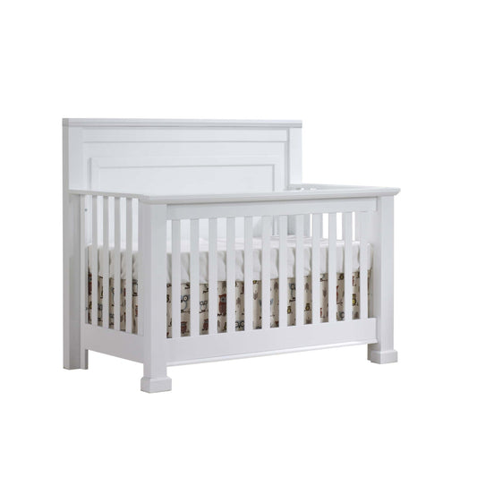 Natart Taylor 5-in-1 Convertible Crib, WHITE