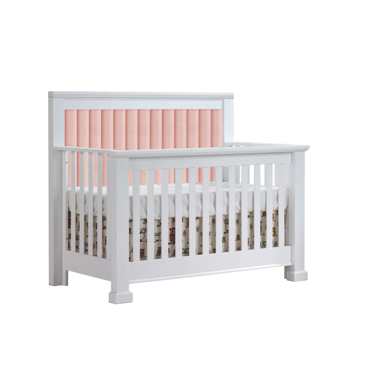 Natart Taylor 5-in-1 Convertible Crib White