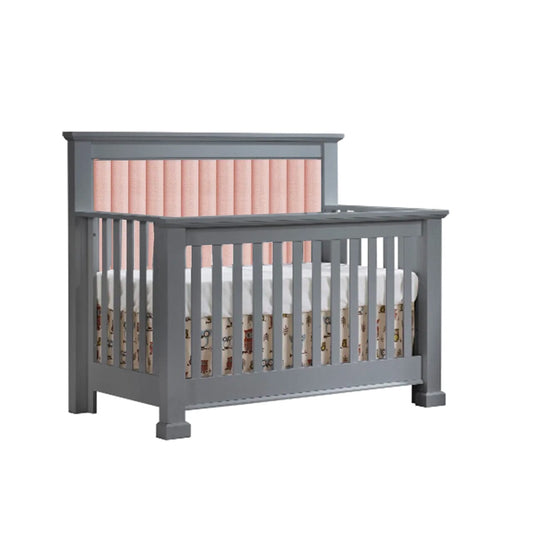 Natart Taylor 5-in-1 Convertible Crib Elephant Grey